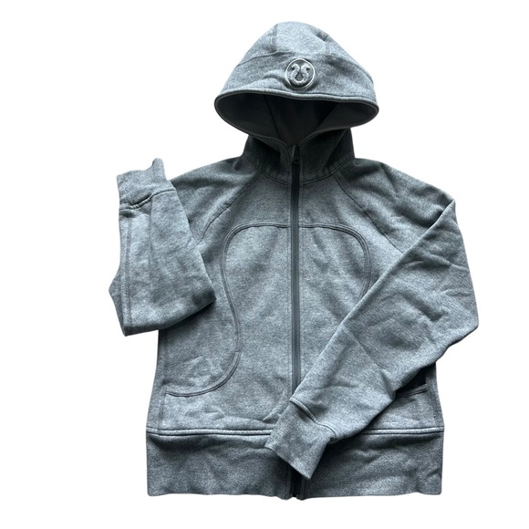 Lululemon Scuba Hoodie Grey Size 10 - Picture 3 of 10